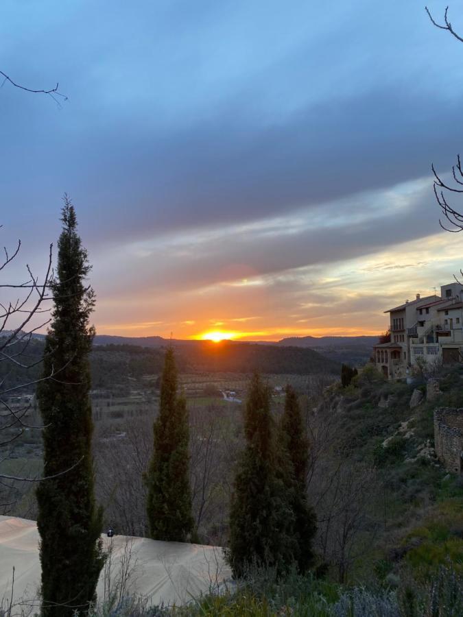 شقة Precioso Loft Rural Con Estufa De Lena Panoramica Torre del Compte المظهر الخارجي الصورة